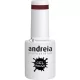 Andreia Semi-Permanent Nail Gel Polish for UV/LED Lamp Intense Shine and 4 weeks Lasting French Manicure Nail Gel Varnish Colour 236 Plum 10.5ml