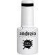 Andreia Black Gel Nail Polish Colour 240 Semi-Permanent for UV/LED Nail Lamp Intense Shine and 4 weeks Lasting French Manicure Nail Gel Varnish Shades of Night 10.5ml