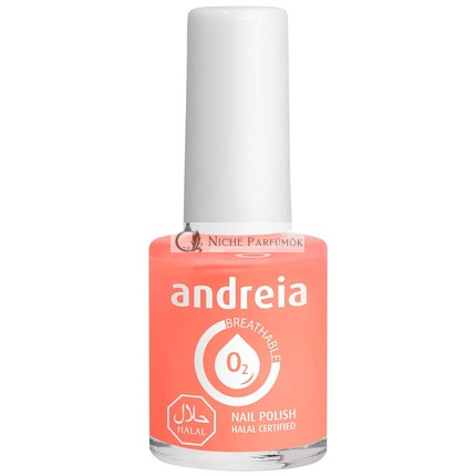 Andreia Halal Breathable and Water-Permeable Nail Polish B5 Pink-Red 10.5ml