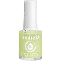   Andreia Halal Breathable Nail Polish Glossy Vegan and Cruelty-Free 10.5ml B4 Green Shades of Blue