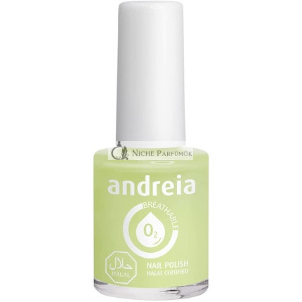 Andreia Halal Breathable Nail Polish Glossy Vegan and Cruelty-Free 10.5ml B4 Green Shades of Blue