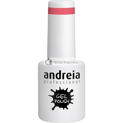 Andreia Semi-Permanent Nail Gel Polish for UV/LED Lamp Intense Shine and 4 weeks Lasting French Manicure Nail Gel Varnish 10.5ml - Colour 285 Coral Pink
