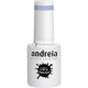 Andreia Semi-Permanent Nail Gel Polish for UV/LED Lamp Intense Shine and 4 weeks Lasting French Manicure Nail Gel Varnish 10.5ml