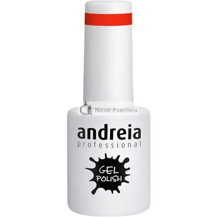 Andreia Semi-Permanent Nail Gel Polish for UV/LED Lamp Intense Shine and 4 weeks Lasting Varnish Colour 293 Coral 10.5ml