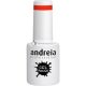 Andreia Semi-Permanent Nail Gel Polish for UV/LED Lamp Intense Shine and 4 weeks Lasting Varnish Colour 293 Coral 10.5ml