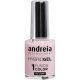 Andreia Professional Hybrid Gel Nail Polish Fusion Colour H20 Pink - 2 Steps No Lamp Required Long Lasting Easy Removal