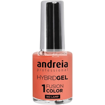 Andreia Professional Hybrid Gel Nail Polish Fusion Color H32 Coral - 2 Steps No Lamp Required Long Lasting Easy Removal