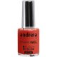 Andreia Professional Hybrid Gel Nail Polish Fusion Colour H41 Coral Tan - 2 Steps No Lamp Required Long Lasting Easy Removal