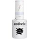 Andreia Semi-Permanent Nail Gel Polish for UV/LED Lamp Intense Shine and 4 weeks Lasting Varnish Colour BA6 Clear Glitter 10.5ml