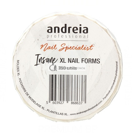 Andreia Professional Insane XL Nail Forms 250 Units