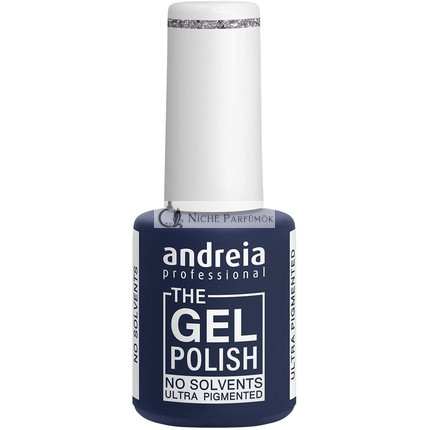 Andreia Professional The Gel Polish Solvent and Odor Free Gel Colour G38 Silver Glitter Shades of Grey