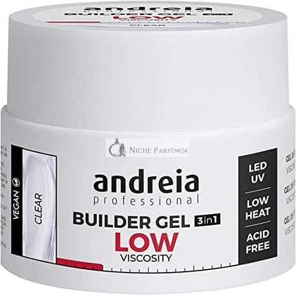 Andreia 3-in-1 Clear Construction Gel 44g VEGAN Low Viscosity