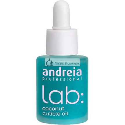 Andreia Professional Cuticle Oil LAB Nail Treatments for Weak and Damaged Nails Non-Greasy Formula Scented with Coconut Oil 10.5ml