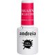 Andreia Semi-Permanent Nail Gel Polish for UV/LED Lamp Intense Shine and 4 weeks Lasting Varnish Magazine Collection MZ2 Intense Cherry 10.5ml
