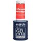 Andreia Professional Gel Nail Polish Solvent-Free Gel Limited Collection VS2 Neon Coral with Glitter