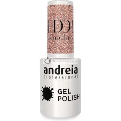   Andreia Professional Semi-Permanent Nail Gel Polish I DO Limited Collection Colour ID1 Pink Silver and Gold Glitter 10.5ml