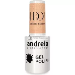   Andreia Professional Semi-Permanent Nail Gel Polish I DO Limited Collection Colour ID3 Champagne Nude with Gold Sparkles 10.5ml