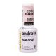 Andreia Cotton Candy Top Coat Nail Polish Fixer Nº 02 Milky Pink 10.5ml
