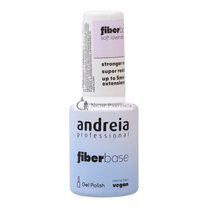 Andreia Gel Polish Fiber Base Color Soft Lavender - 10.5 Ml