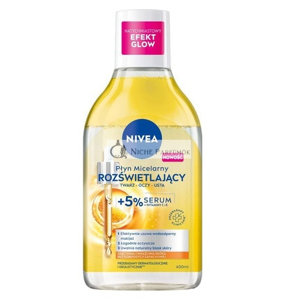 Nivea Micellar Cleansing Water For Sensitive And Tired Skin Illuminating 400ml