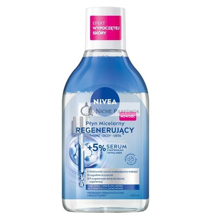 Nivea Micellar Water For Makeup Removal For Sensitive And Tired Skin Regenerating 400ml