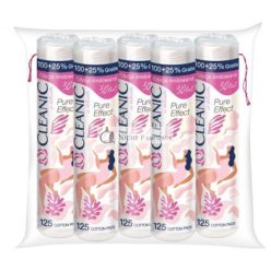   Cleanic Round Cosmetic Pads Pure Effect Soft Touch 100% Cotton