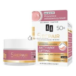   AA Old Technology 5Repair 50+ Active Lifting Night Cream Regenerating Brightening 50ml