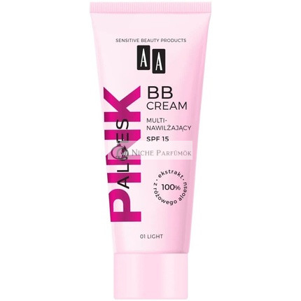 AA Aloe Pink Multi Moisturizing BB Cream SPF 15 Foundation and Care Cream
