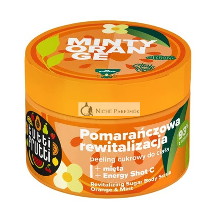 TUTTI FRUTTI Revitalizing Body Sugar Scrub Orange and Mint + Energy Shot C 300g