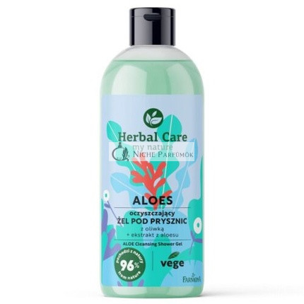 Herbal Care Aloe Cleansing Shower Gel with Olive 500ml Fa