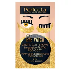 Perfecta Eye Patch Gold Glitter Korean Surface Pod Pen