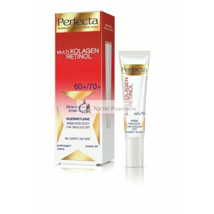 Perfecta Multi-Collagen Retinol 60+/70+ Cream Wrinkle Reduction and Brightening 15ml