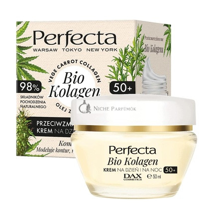Perfecta Bio Collagen Anti-Wrinkle Cream with Collagen and Argan Oil for Day and Night 50+