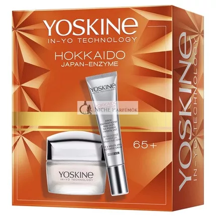 Yoskine Hakkido Japan Enzyme Cream 65 For Day And Night 50ml And Eye Cream 15ml