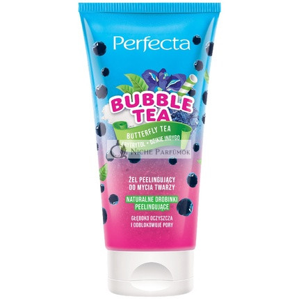 Perfecta Bubble Tea Exfoliating Gel For Face Cleansing 150ml