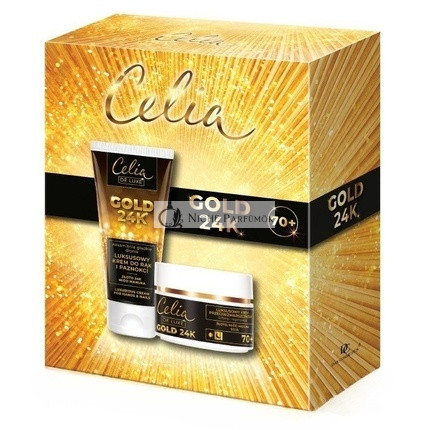 Celiaset De Luxe Gold 24k Anti-Wrinkle Cream Day And Night 50ml And Hand Cream 80ml