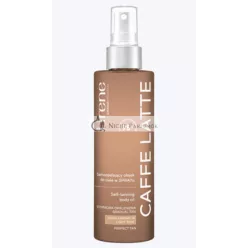  Lirene Caffe Latte 95% Natural Self Tanning Body Oil Spray Vegan 190ml