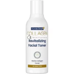   NovaClear Collagen Revitalizing Facial Toner with Active Gold, Marine Collagen and Caviar Infused for Moisturized and Rejuvenated Skin