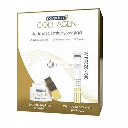 Novaclear Collagen Set - Day Cream 50 Ml And Eye Cream 15 Ml For Long Term Use
