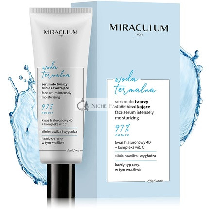 Miraculum Moisturizer Face Serum with Hyaluronic Acid and Thermal Water 30ml