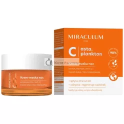   Miraculum Asta.Plankton C Cream Mask with Astaxanthin and Vitamin C Hydrolat from Orange 98% Natural Ingredients