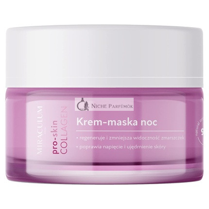 Miraculum Collagen Pro-Skin Cream Mask Night Cream Face Mask Anti-Wrinkle Day Care Increases Skin Elasticity For All Skin Types Gift Idea 50ml