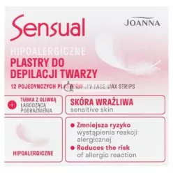 Sensual Hypoallergenic Face Depilation Patches with Tube