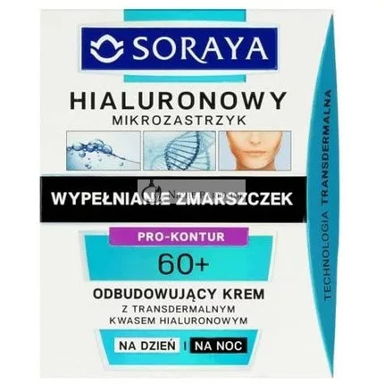 Soraya_Hialuronowy Mikrozastrzyk 60+ Odbudowuj¹Cy Krem Na Dzieñ I Noc 50ml