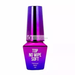Top No Wipe Soft Nail Polish Top Coat Clear 10g MollyLa