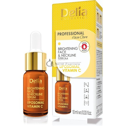 Delia Cosmetics Smoothing Serum for Face Neck and Décolleté Mandelic Acid 100% Serum for All Skin Types 10ml