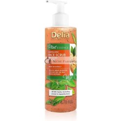   Delia Cosmetics Plant Essence Facial Scrub Removes Impurities Vegan Friendly Peeling Natural Ingredients All Skin Types Reduces Excess Sebum Eliminates Blemishes Moisturizes 200ml