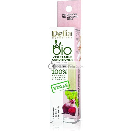 Delia Cosmetics Bio Nail Oil Vegan Nail Conditioner 11ml Betroot