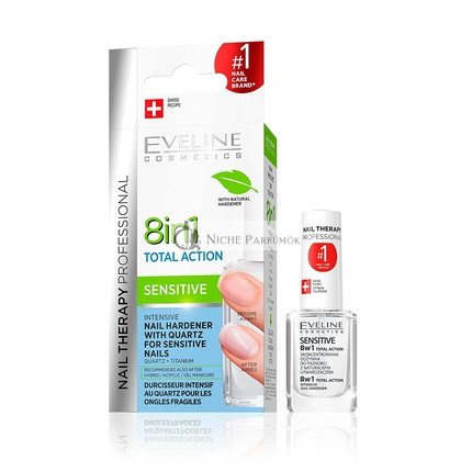 Eveline Cosmetics Total Action 8in1 Nail Building Serum 12ml - Nail Care and Treatment