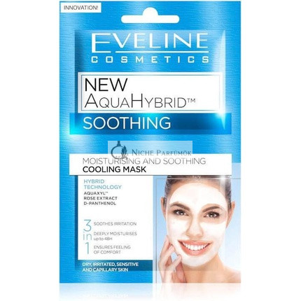 Eveline Cosmetics New Aqua Hybrid Soothing Cooling Face Mask 2x5ml